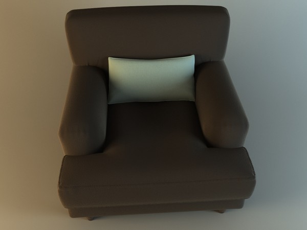 chair max - armchair big-soft-biege by kupfer